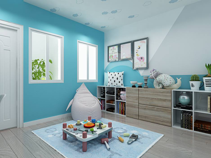 Trang trí phòng ngủ đầy màu sắc cho trẻ em