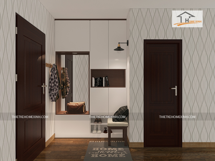 Hình 04: Thiết kế phòng khách hiện đại cho chung cư