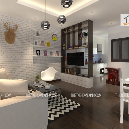 thiết kế chung cư - thiết kế home xinh