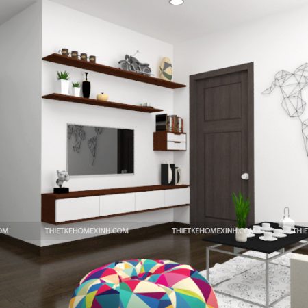 thiết kế kệ tivi MTNA -thiết kế hơm xinh