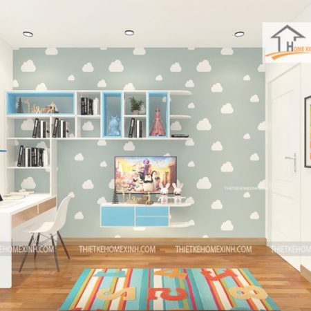 thiết kế nội thất trẻ em - thiết kế home xinh