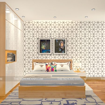 thiết kế phòng ngủ master - thiết kế home xinh