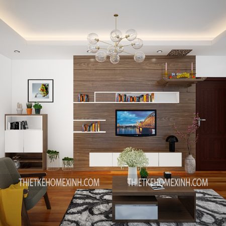 thiết kế phòng khách - thiết kế Home Xinh