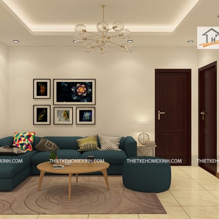 thiết kế phòng khách 05B - thiết kế home xinh
