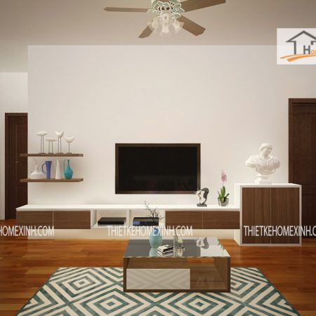 thiết kế phòng khách - thiết kế home xinh