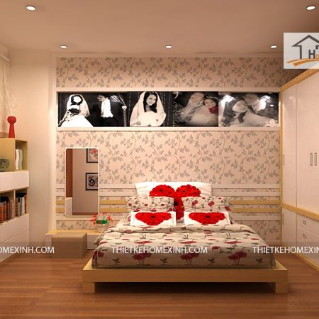 thiết kế phòng ngủ - thiết kế home xinh
