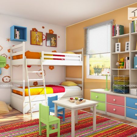 thiết kế nội thất trẻ em - thiết kế home xinh