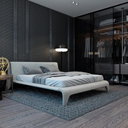 15 mẫu thiết kế nội thất phòng ngủ với tủ quần áo đẹp