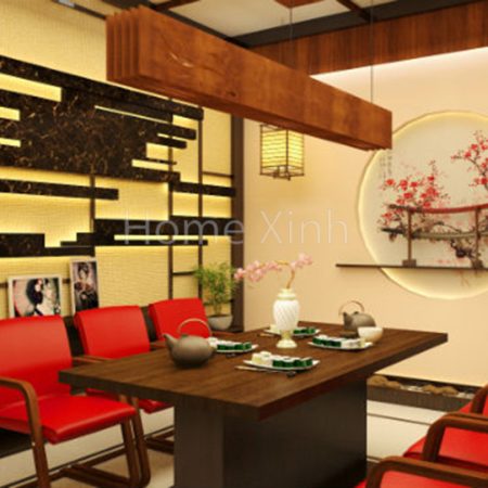 Thiết kế nội thất nhà hàng the Japanese