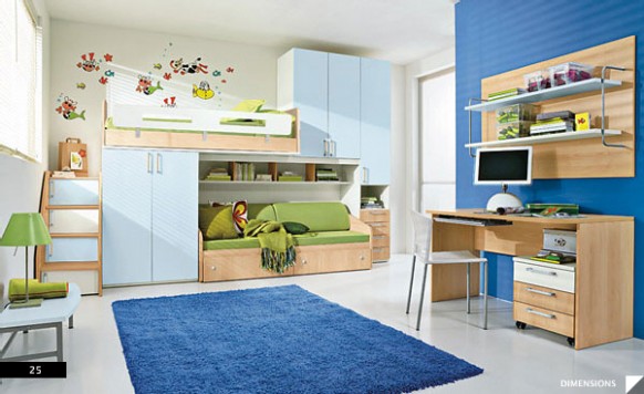 Thiết kế nội thất phòng ngủ trẻ em đẹp với nhiều mẫu khác nhau cho bé