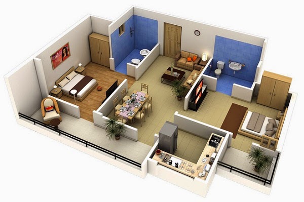 Thiết kế kế nội thất chung cư 100m2 đơn giản mà hiện đại