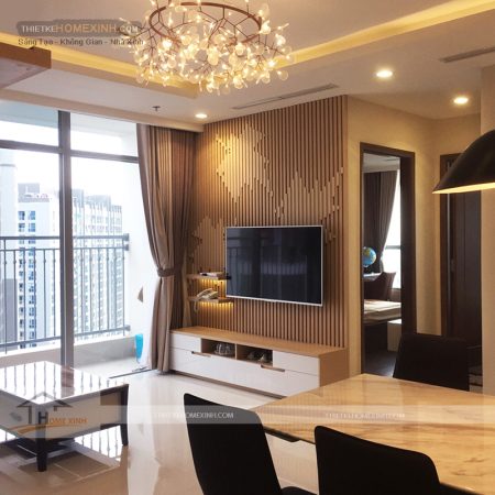 Thi công nội thất chung cư căn hộ duplex tại Mandarin Garden, Cầu Giấy, Hà Nội