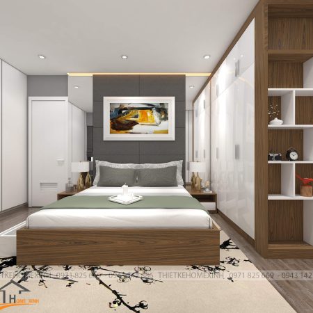 Thiết kế nội thất chung cư An Bình 3 phòng ngủ 86m2 - C. Bích