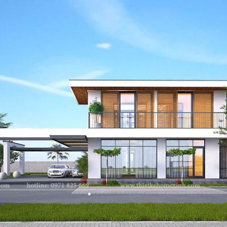 Thiết kế biệt thự 2 tầng hiện đại