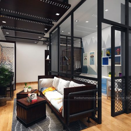 Thiết kế phòng khách sang trọng, đầy đủ tiện nghi