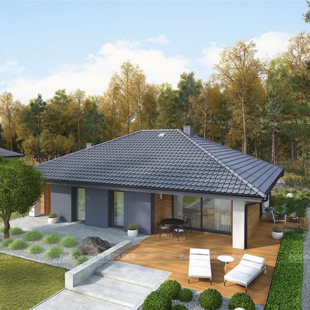 Thiết kế nhà vườn 1 tầng đẹp tại Ba Vì, Hà Nội 3