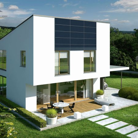 thiet ke nha vuon 2 tang hien dai tai vinh phuc 137m2 1
