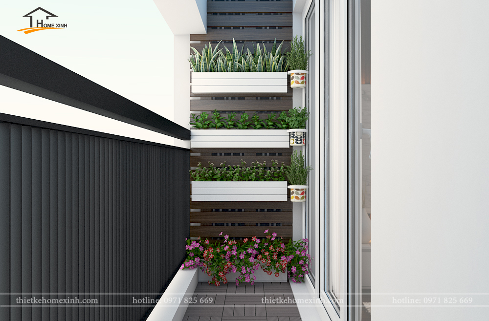Logia của căn hộ chung cư Logia của căn hộ chung cư