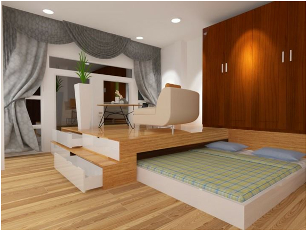 Nội thất thông mình cho căn hộ diện tích 50m2 Nội thất thông mình cho căn hộ diện tích 50m2