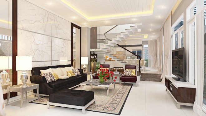 thiết kế nội thất nhà phố