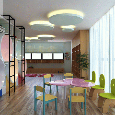 Tìm hiểu những tiêu chí thiết kế nội thất trường mầm non với phối cảnh 3D trường Gamuda
