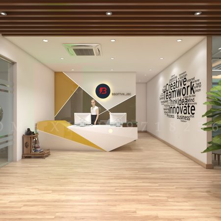 Thiết kế nội thất văn phòng Công Ty Cổ Phần Bsoft Việt Nam
