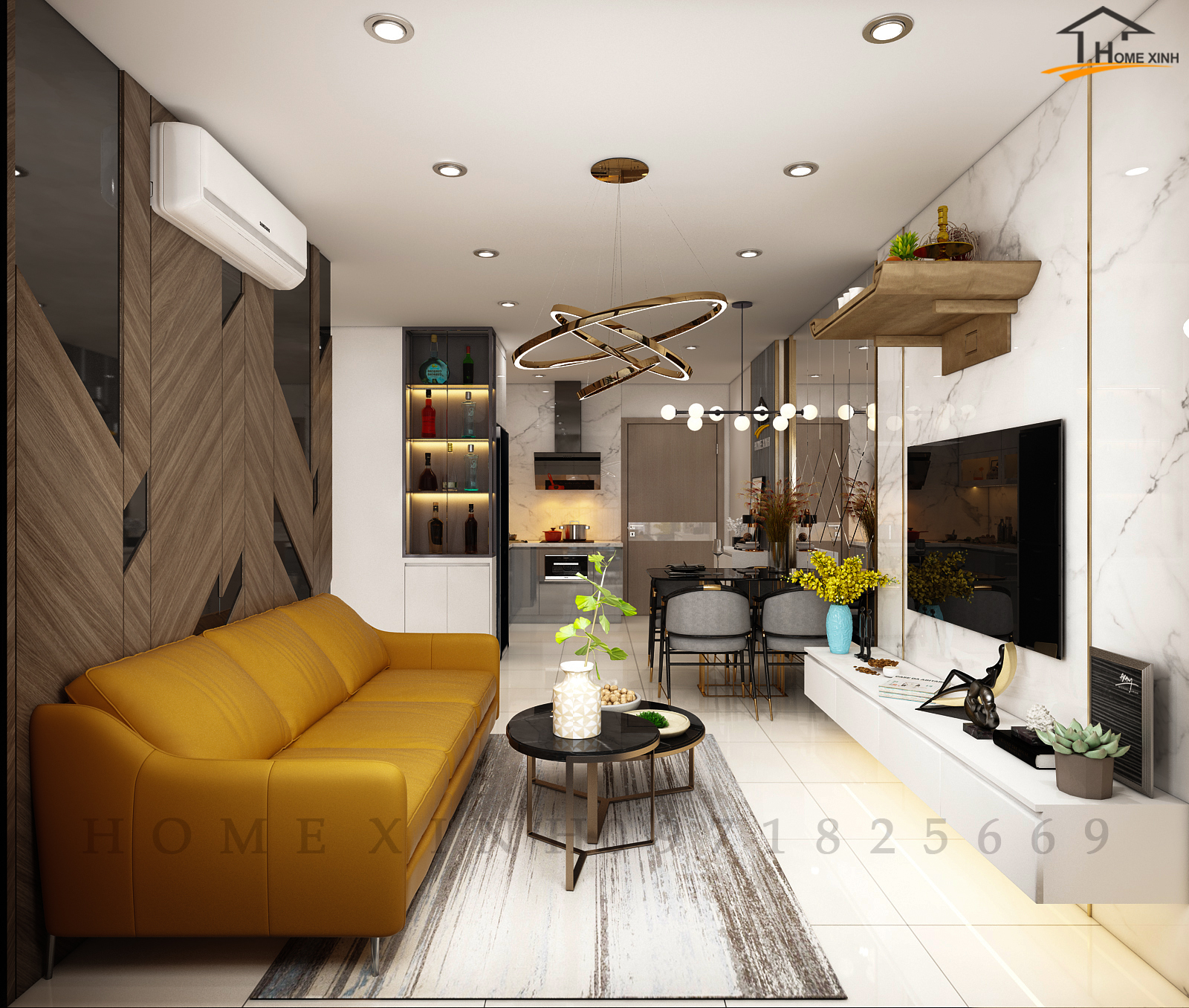 1 Thiết kế nội thất chung cư 150m2 - Báo giá thi công 2023