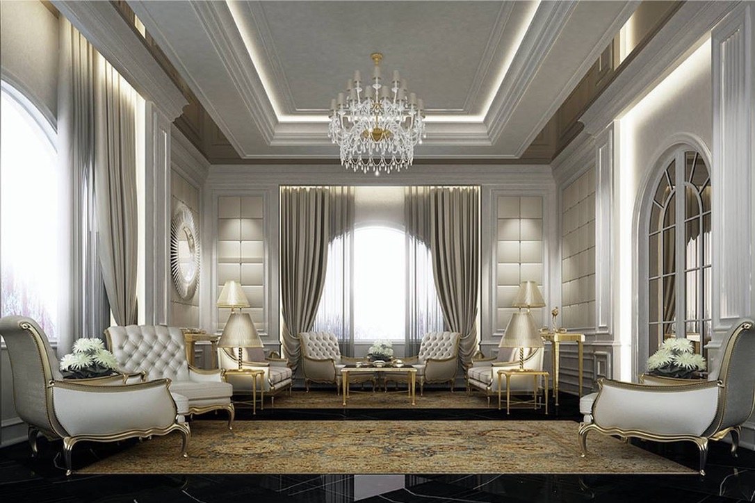Thiết kế nội thất biệt thự tân cổ điển 250m2