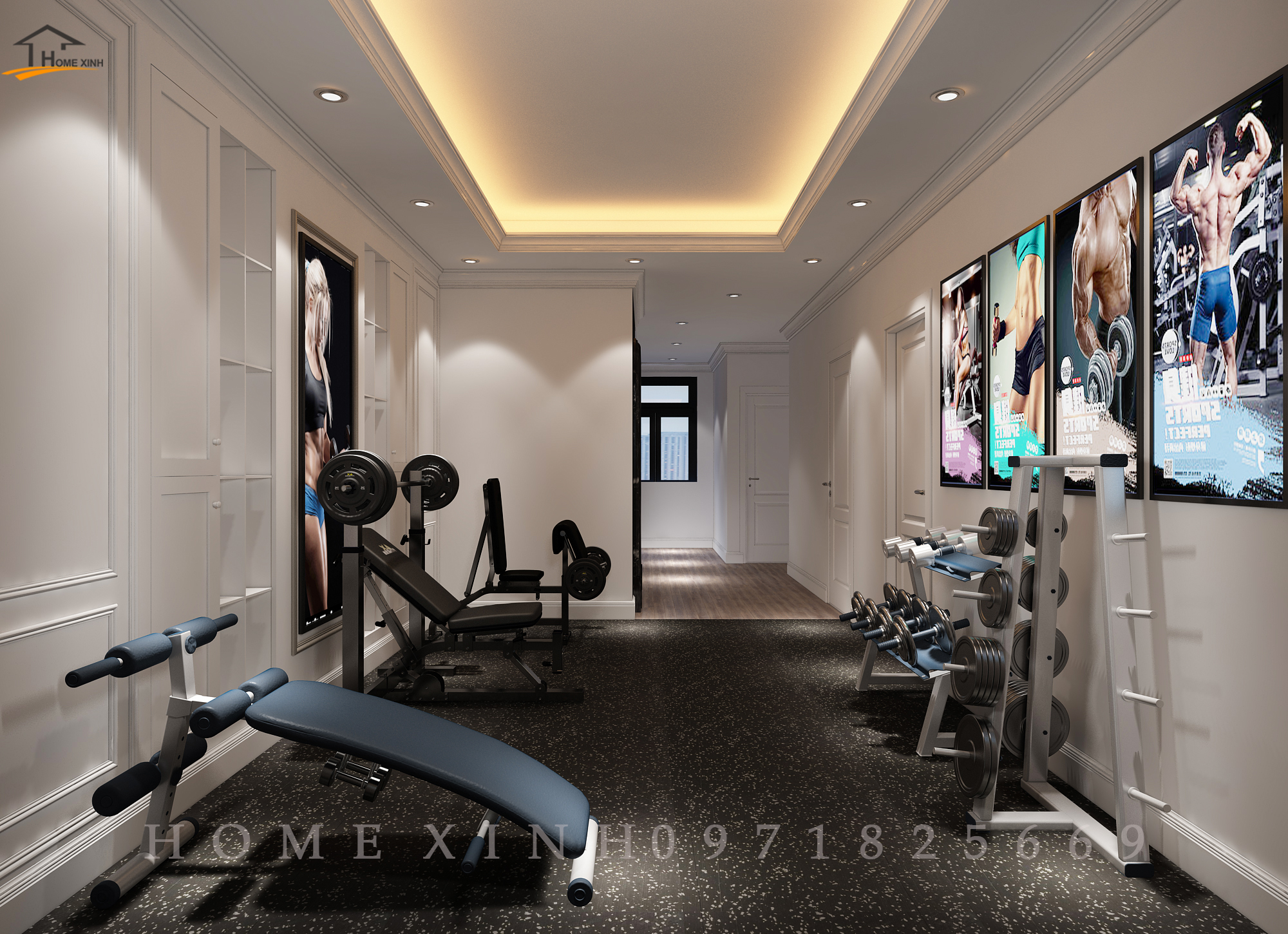 Thiết kế nội thất biệt thự phố 6 tầng – Khu đô thị Vạn Phúc, Thủ Đức