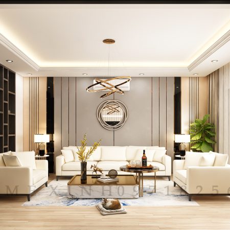Thiết kế nội thất nhà liền kề – Khu đô thị Việt Phát South City Hải Phòng